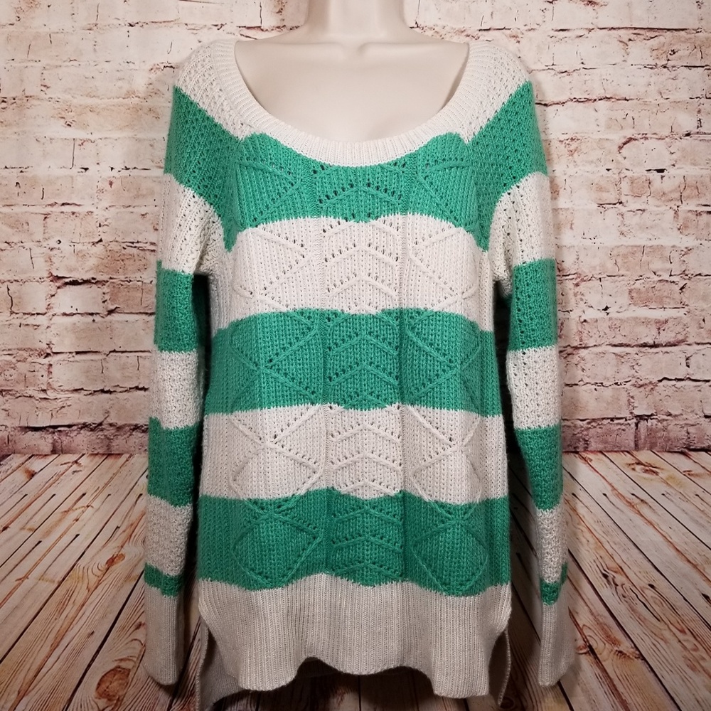 So | Striped Knit Sweater  NWOT
